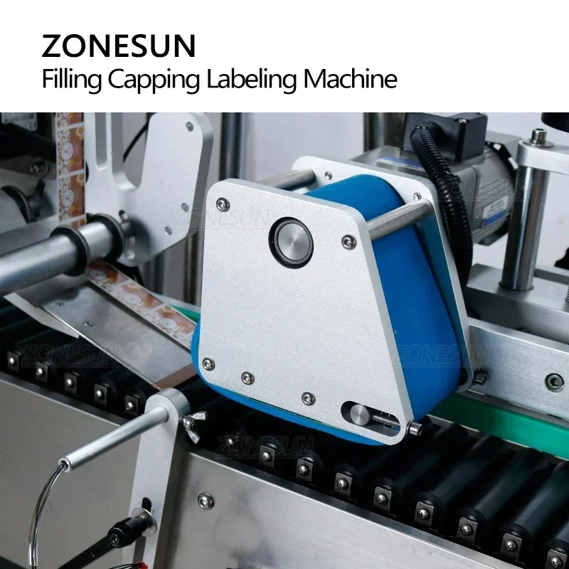 ZONESUN-máquina etiquetadora de llenado de líquidos, tubo de bomba peristáltica completamente automática, línea de producción de soluciones de ZS-FAL180Z3