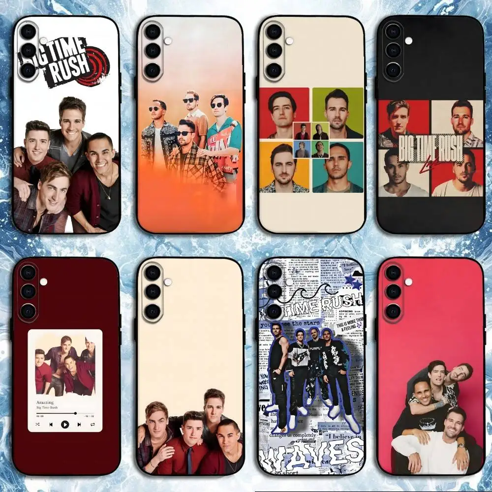 

Combination Big Time R-Rush Phone Case For Samsung Galaxy A73,A72,A71,A70,A53,A52,A51,Others Soft Black Shell