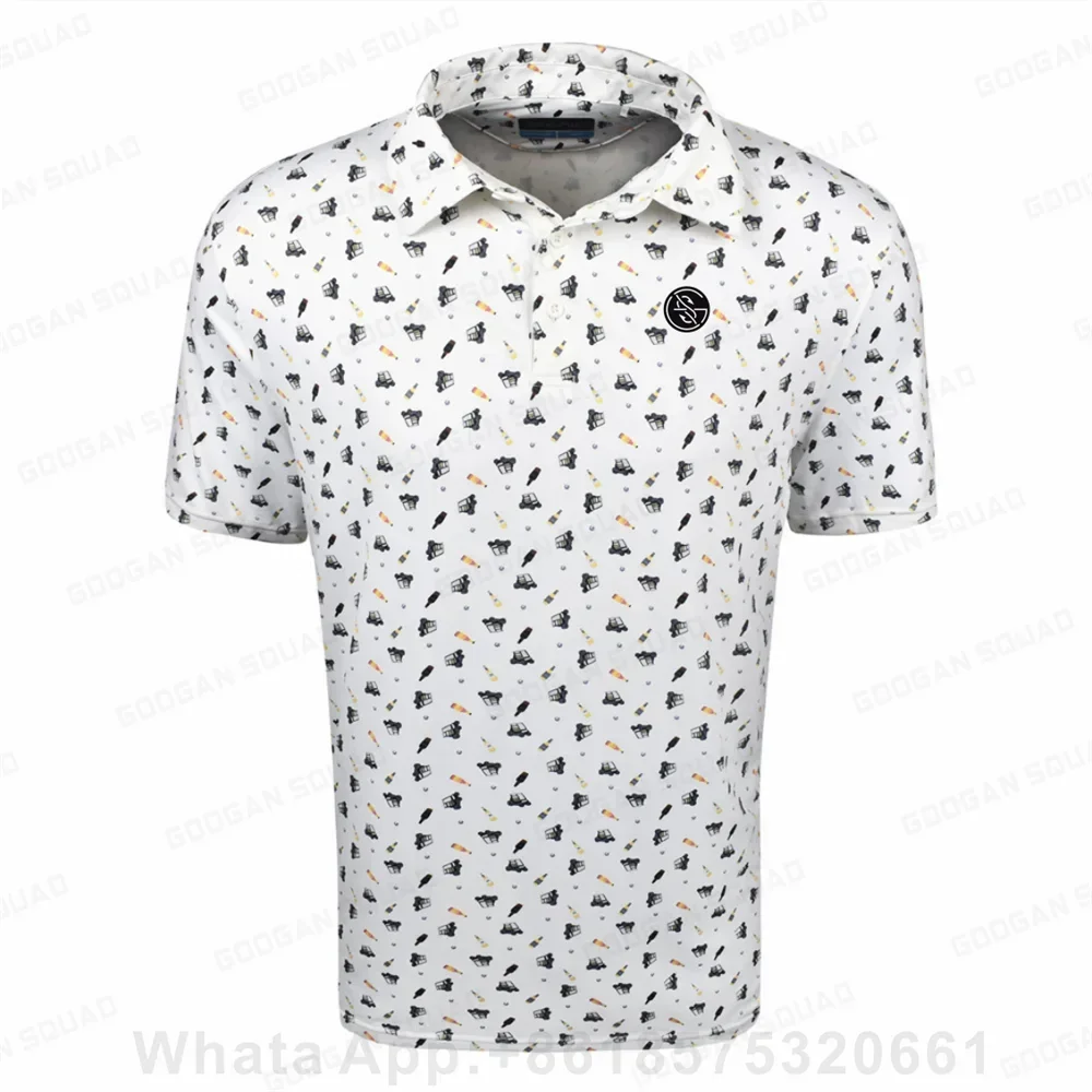 

New 2023 Men Golf Outdoor Sports Polo Shirt Plus Size Short Sleeve Polo T-Shirt Fishing F1 Racing Clothing Quick Dry Casual Tops