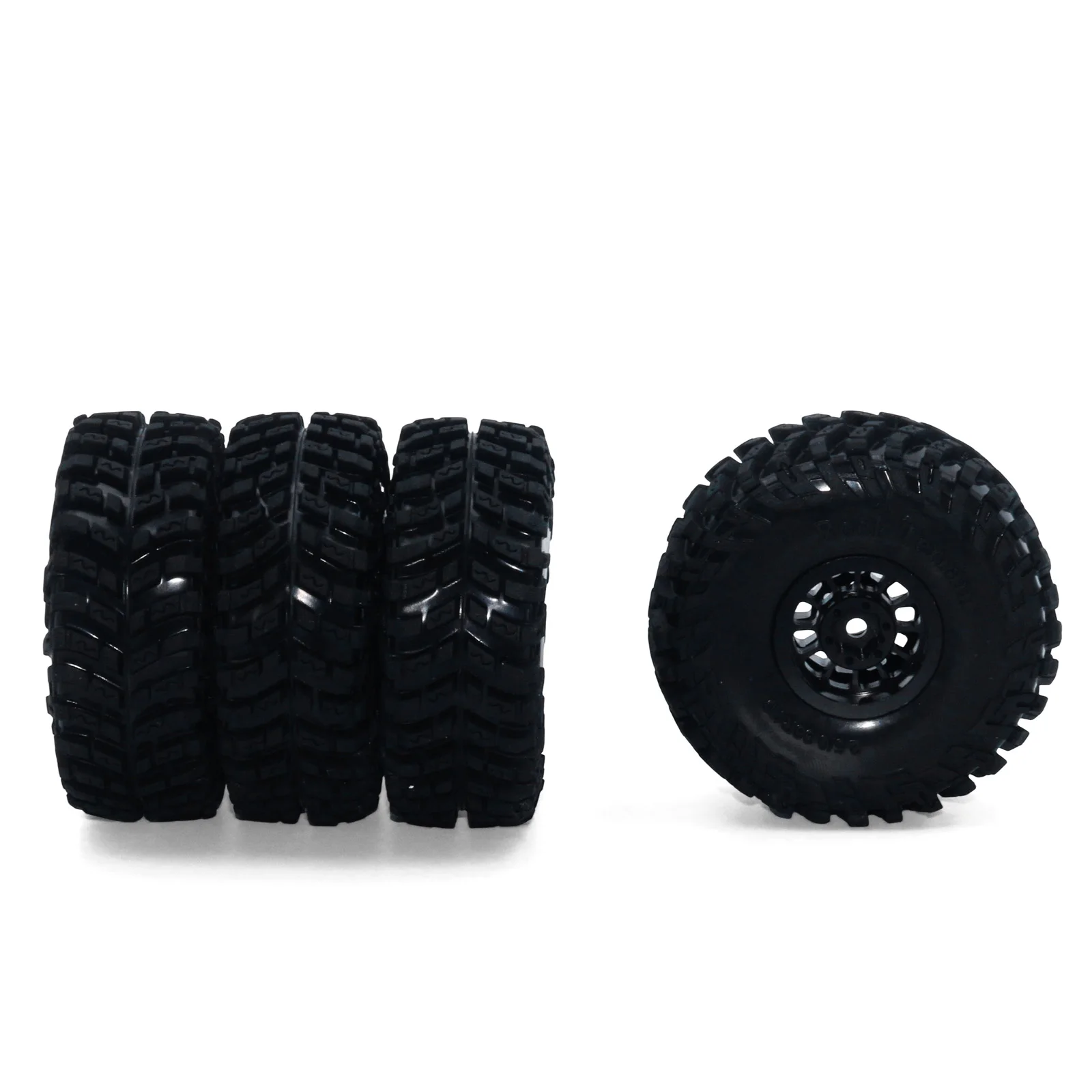 

Trx4M/Scx24/Ascent-18 Универсальные шины 1,0 дюйма, кожух автомобильных шин для альпинизма + набор ступиц колеса, 4 шт., аксессуары для обновления модели в масштабе 1/18