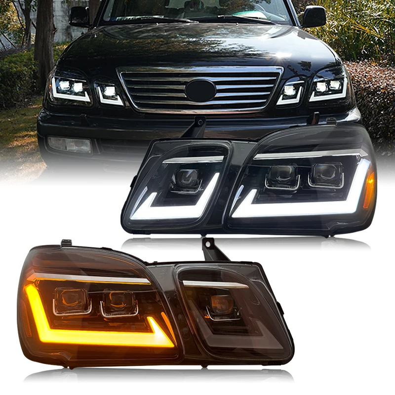 Car Lights For Lexus LX470 Headlight 1998-2007 LED Projetor Head Lamp Daytime Running Light Automotive Accessories
