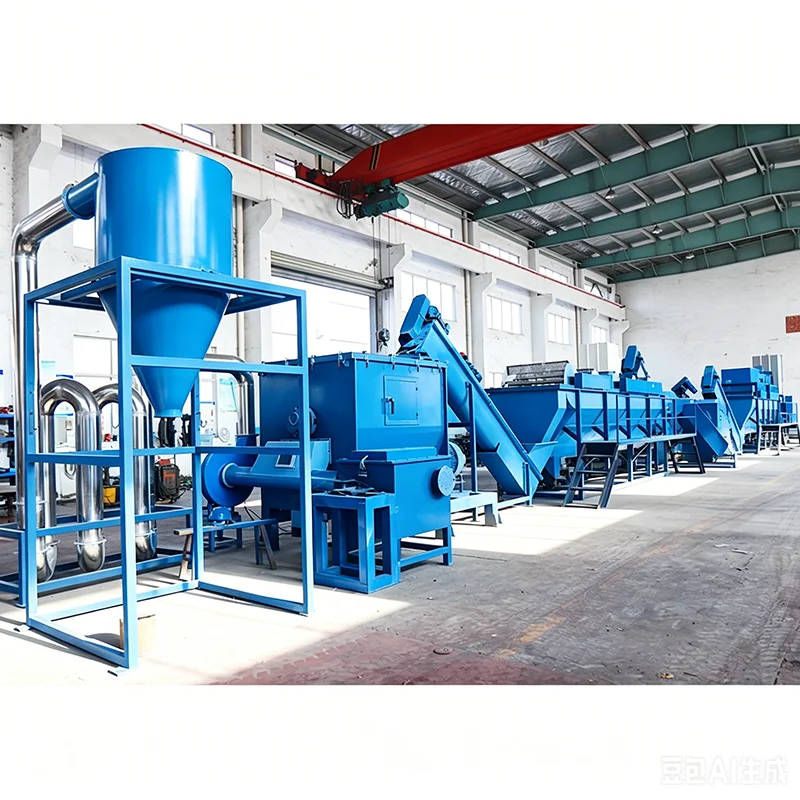 PP PE Rigid Plastic Bottle Washing Line with Label Remover Air Classifier Shredder and High Speed Centrifugal Dryer
