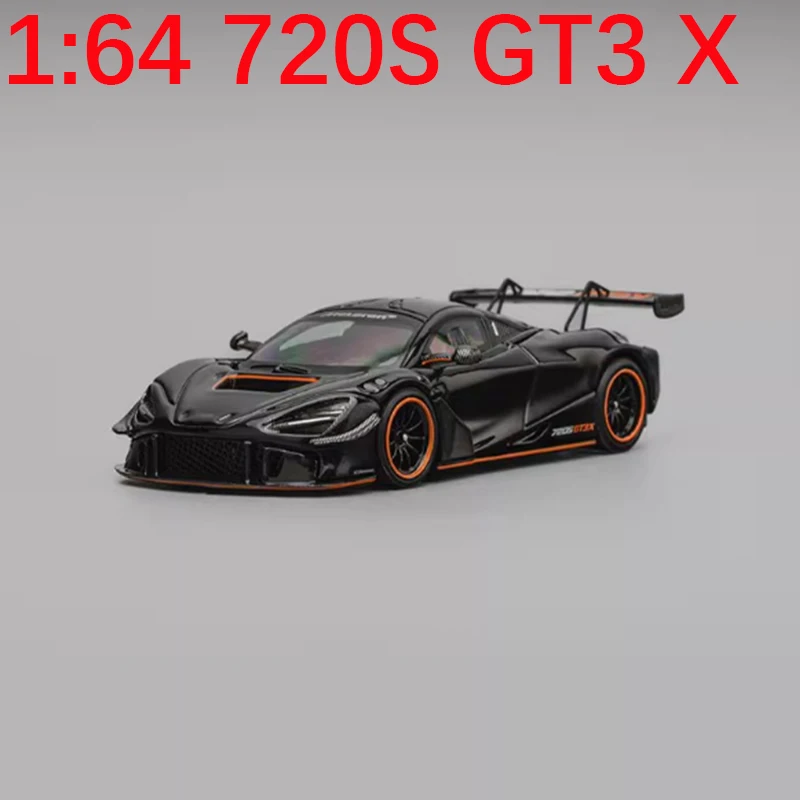 

Литой под давлением оригинальный масштаб 1:64 720S GT3 X модель из сплава, имитация украшения, хобби, сувениры, коллекция подарков, статический дисплей