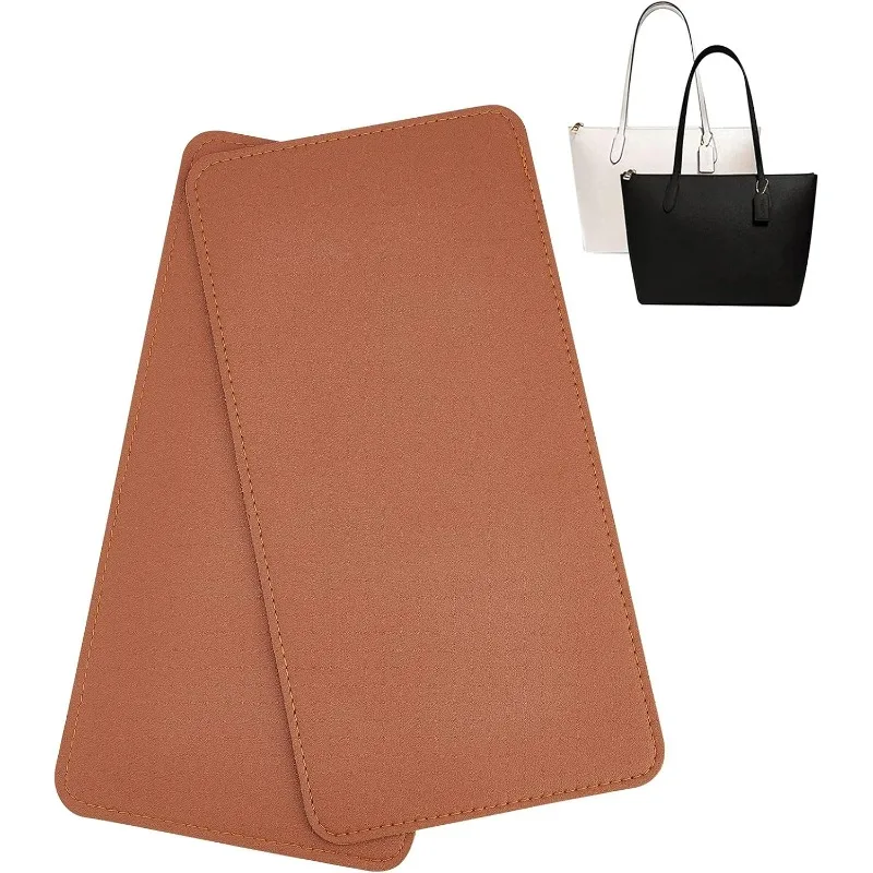 PU Leather Base Shaper Color, 2pc Rectangle Purse Bottom Shape Saver 5.9x11.8 Bag Liner Board Insert for Backpack Tote Leather