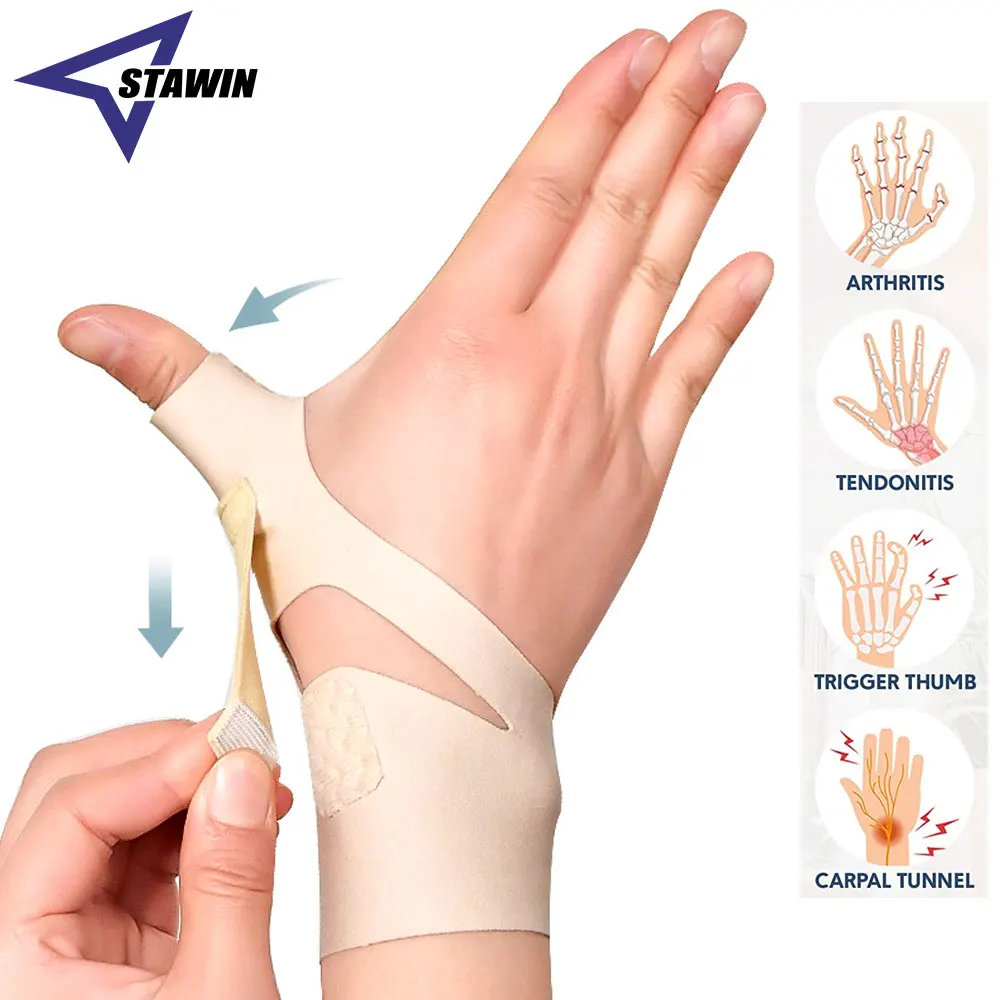 

1 шт. бандаж для большого пальца и стабилизатор запястья Spica, бандаж для большого пальца с поддержкой большого пальца, артритом, тендинитом, запястной туннелем