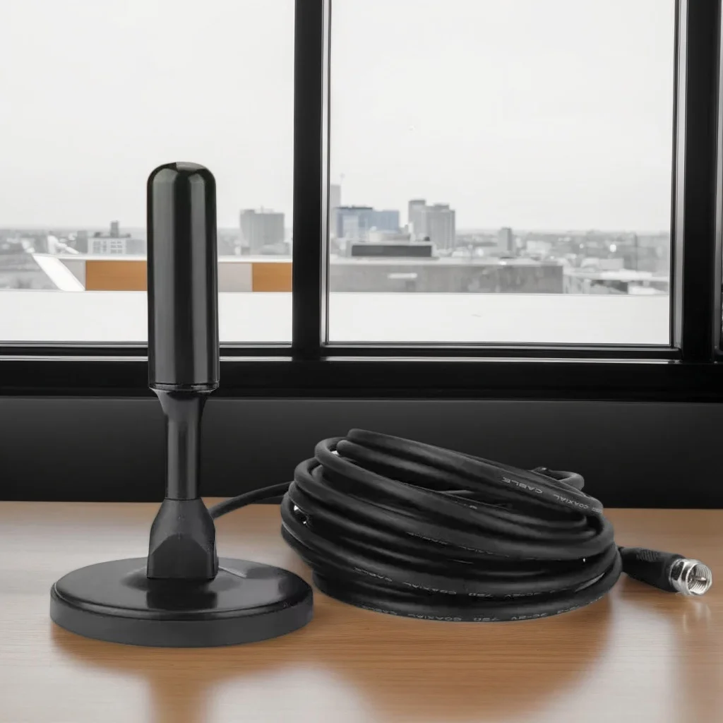 

Цифровая HD-телевизионная антенна — внутреннее/внешнее магнитное основание длиной 3 м для гостиной, быстрая доставка в Бразилии