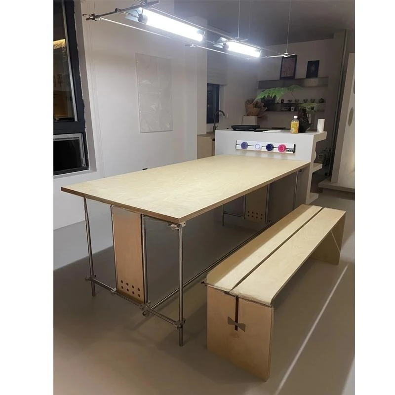 

Стол Ocean Board Современный простой письменный стол Бытовой компьютерный стол Верстак Дизайнерский Стол с оптической осью Отверстие