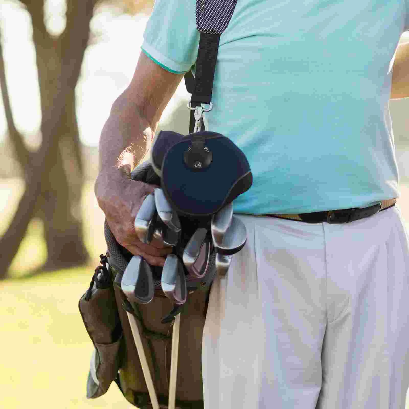 Etiquetas numéricas para cubierta de palos de golf, cubiertas de protección de pelotas, cabeza intercambiable grande