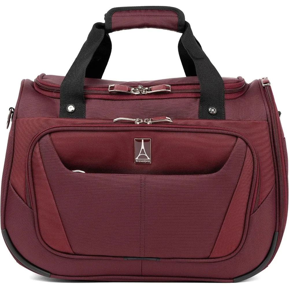 Conjunto de bagagem de mão de 2 peças, leve e expansível com 4 rodas giratórias e sacola macia para viagens, valise ultraportátil