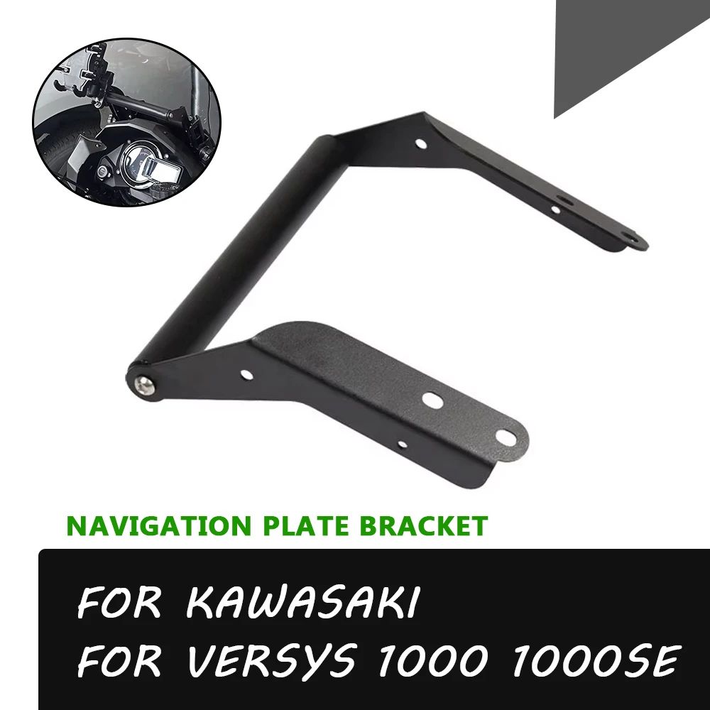 Motorcycle Accessories Mobile Phone GPS Navigation Plate Bracket Windshield Stand Holder For KAWASAKI Versys 1000 SE GT 1000SE