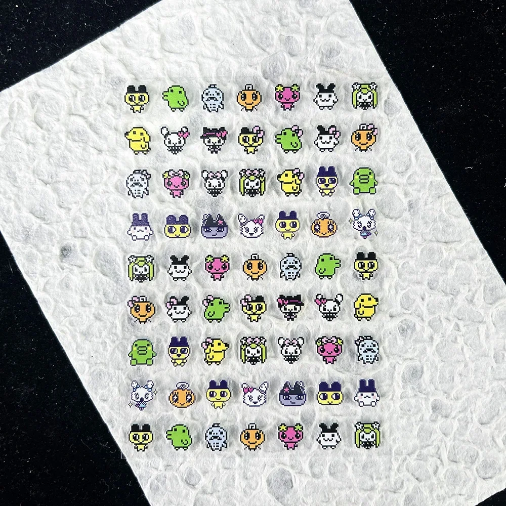 Kawaii Game Evolution Electronic Pets Sticker Nail Art Cute Animals Waterproof Diy Phone Case Loptop Water Bottle Sticker Gifts view 3