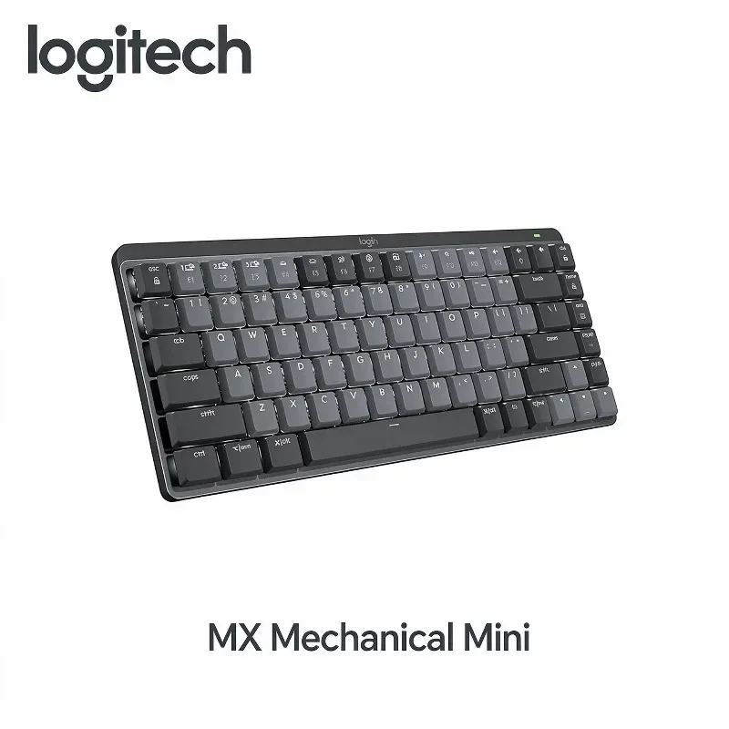 Logitech MX Mechanical Mini Wireless Gaming Keyboard Bluetooth Low noise Cyan axis 99% New Open Box Keyboard for Windows Android