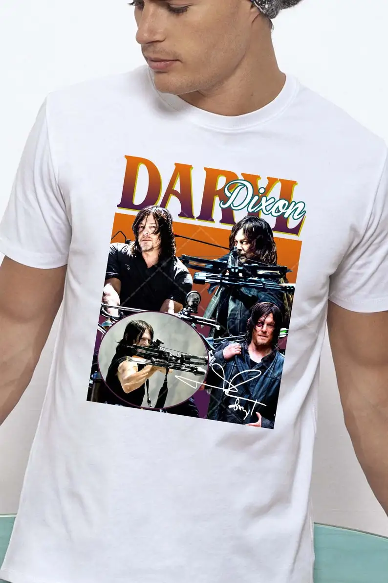 Vintage Graphic Daryl Dixon  Norman Reedus Fans  The Walking Dead  Movie TV Series