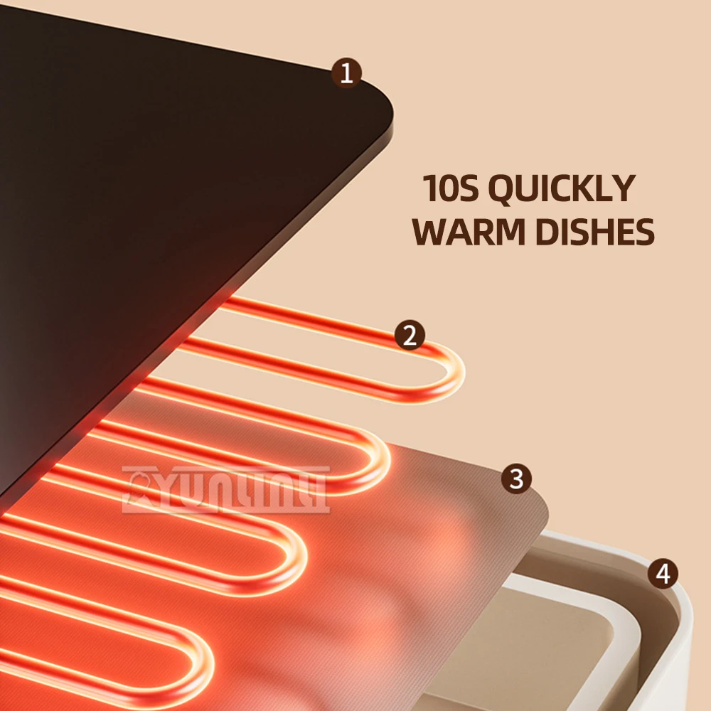 High Quality Household Constant Warm Vegetable Mat  Electric Meals Insulation Board Heating Pad Milk Thermal Preservation Plate