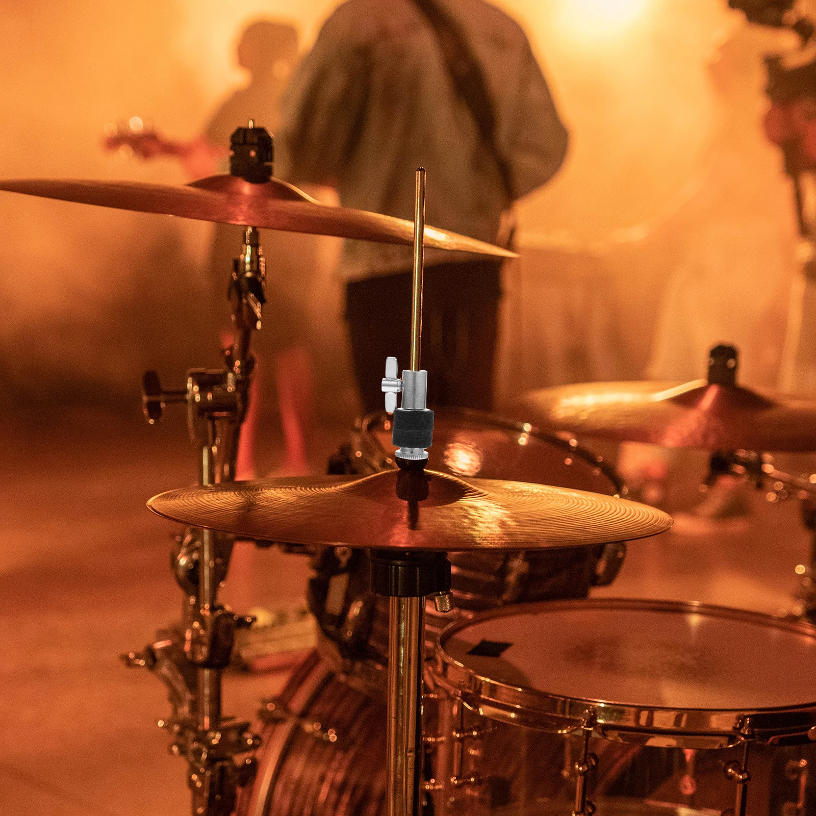 

Hi-Hat Clutch Metal Drum Parts Adjustable Felt Protection Jazz Drum Kit Accessories Hi-Hat Stand Post Percussion Accessories