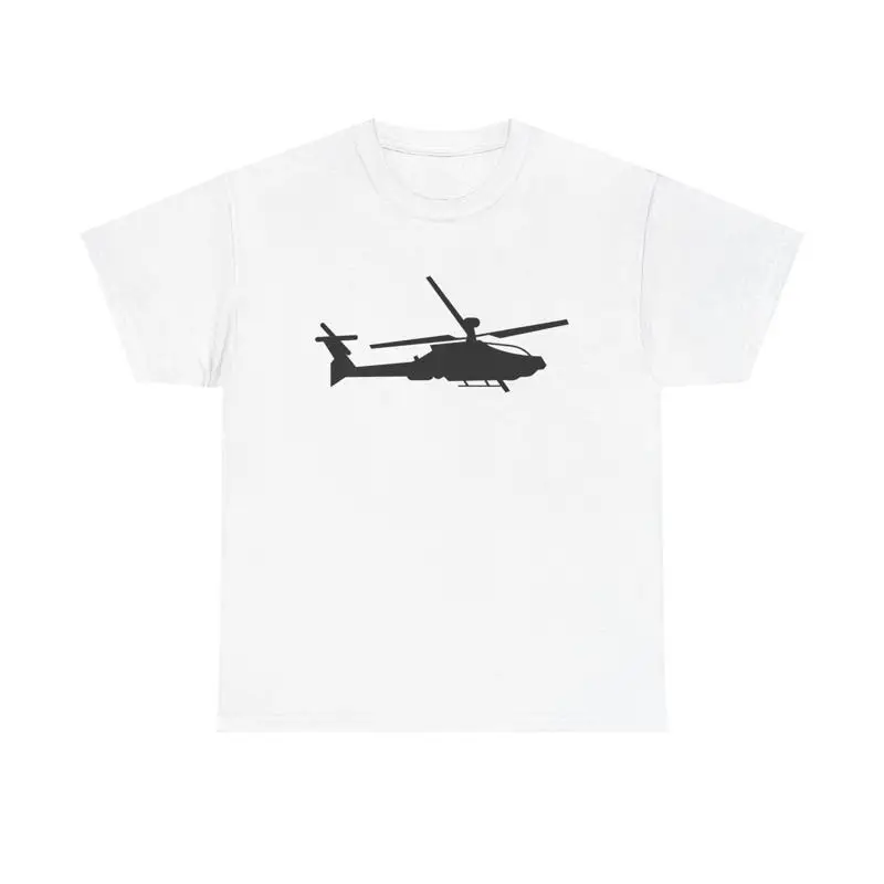 

Attack Helicopter T Shirt apache military army veteran usa cool silhouette