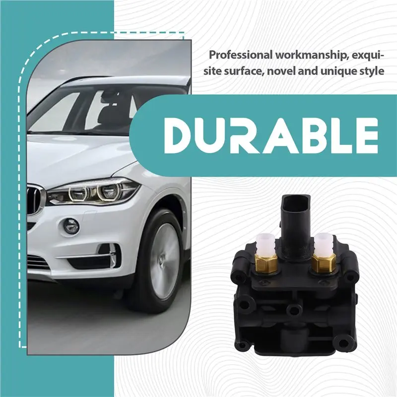 For BMW 5 Series F15 F16 F02 F04 F07 F11 X5 X6 Air Suspension Solenoid Valve Block 37206789450 37206868998