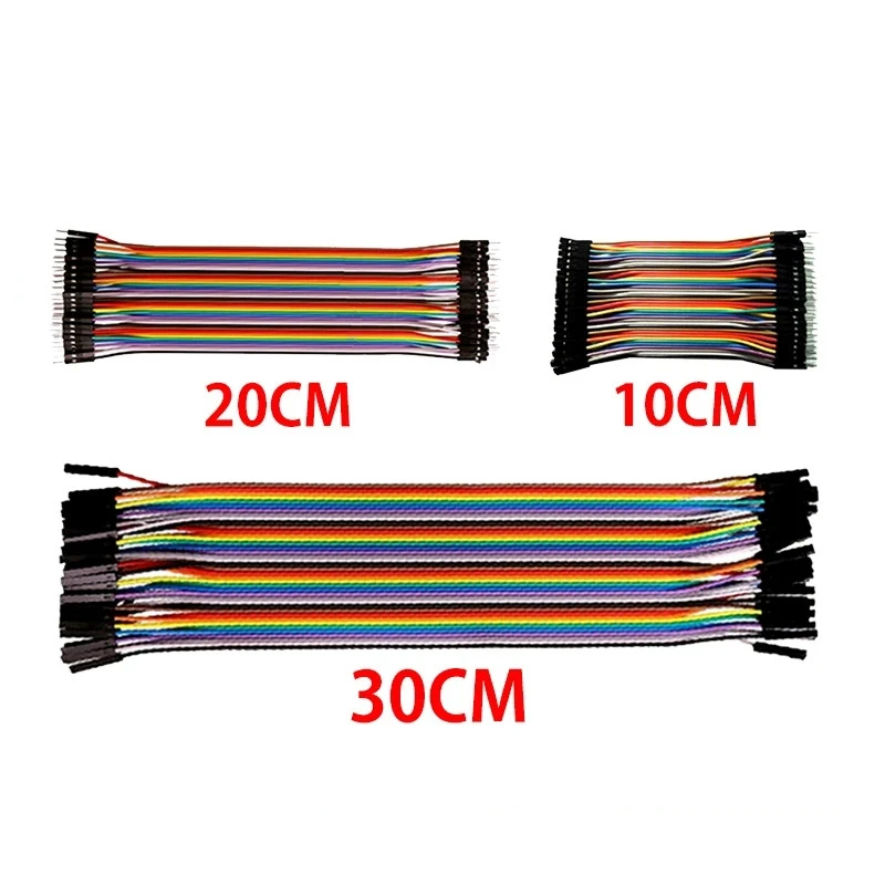 

40P Color Dupont Cable Female to Female Male to Female Male to Male 10CM 20CM 30CM Connecting Cable