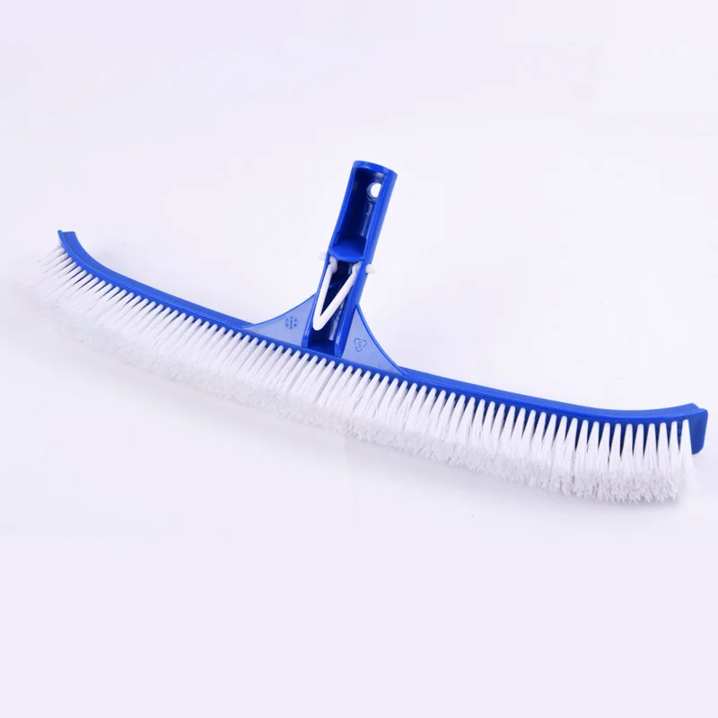 18 Inch Swimming Pool Cleaning Brush Plastic Pool Wall Floor Brush For Above Ground Pools