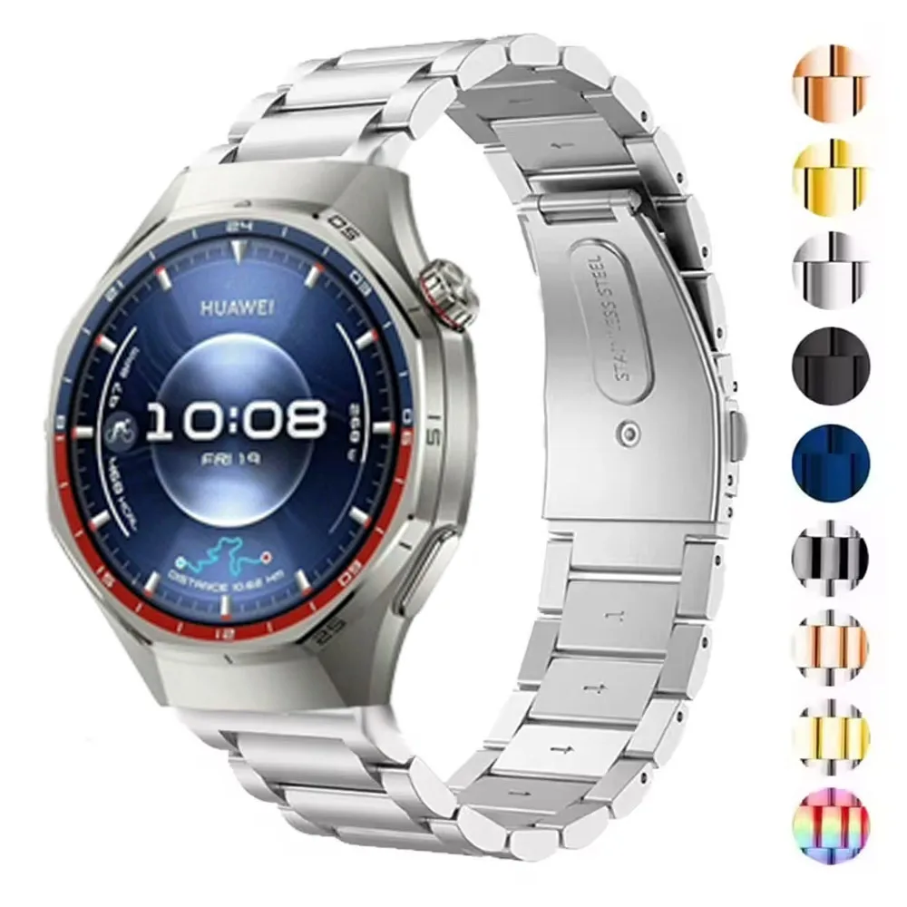 20mm 22mm Metal Strap For Huawei Watch GT6 Pro GT6/5/4/3/2 46mm Wristband For Huawei Watch 5 4 3Pro/Honor GS 4 3 3i Men Bracelet