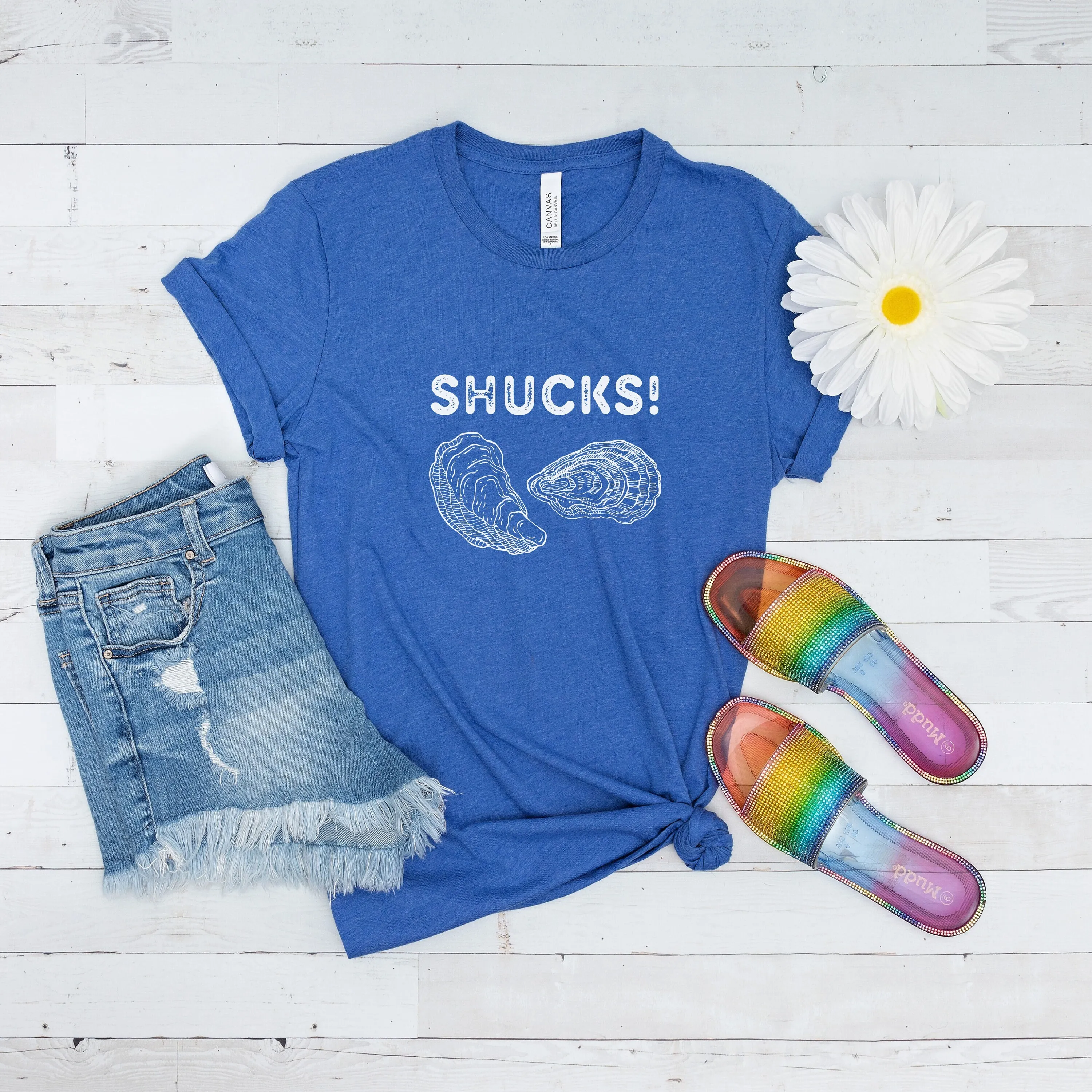 Shucks Oysters Funny Oyster Shells T Shirt Jersey