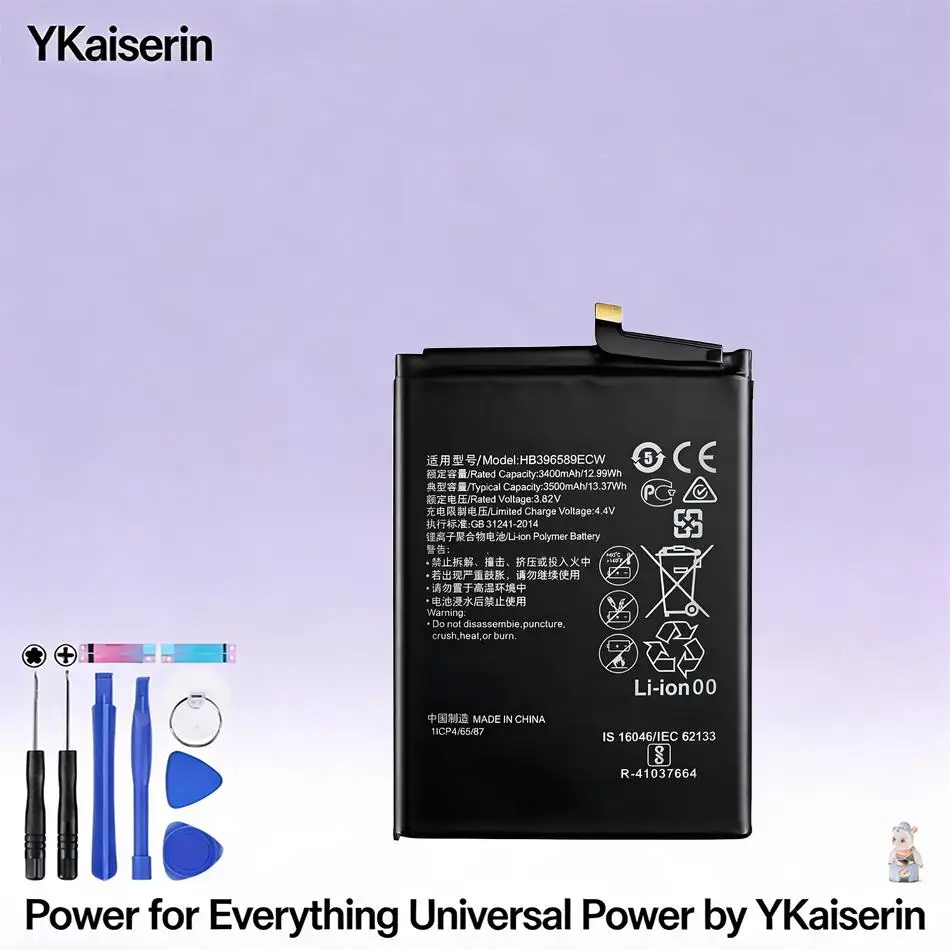 

HB396589ECW For Huawei Nova 5 nova5 Pro Nova 5 Pro Sea-AL00 3500mAh High Capacity Mobile Phone Battery