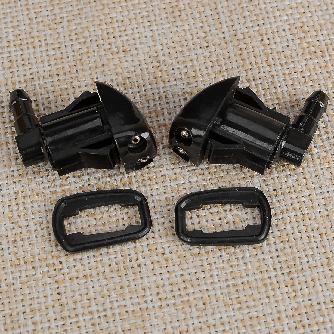 2Pcs Front Windshield Wiper Washer Spray Jet Nozzle 85381-44010 Fit for Toyota Corolla ZZE122 ZZE123 Caldina Land Cruiser Prado