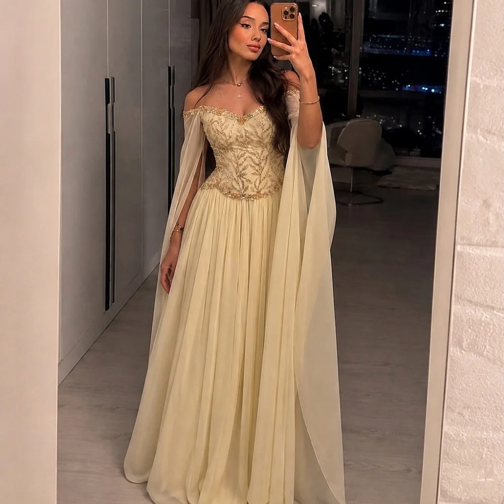 Maßgeschneiderte Ballkleider, glitzerndes schulterfreies Abendkleid, A-Linien-Kleider, lange Kleider, exquisites Partykleid, formell