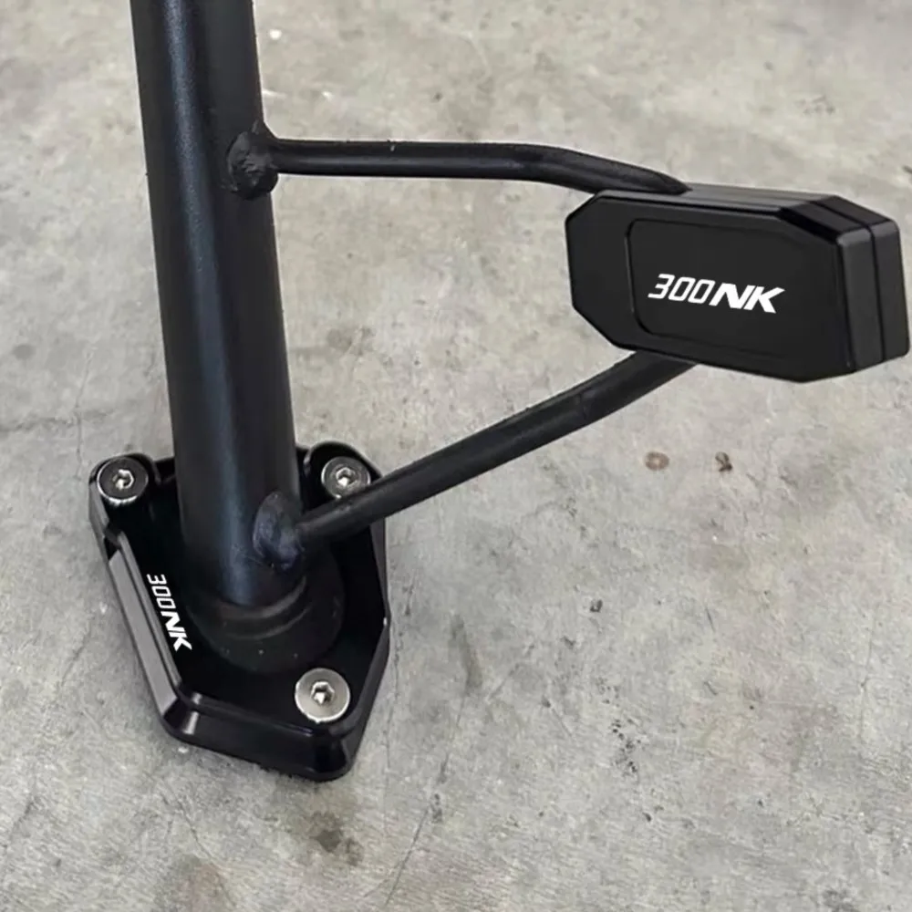 Motorcycle For CFMOTO 300NK 300 NK NK300 2021 2022 2023 2024 CNC Extension Kickstand Foot Side Stand Enlarger Pad Accessories