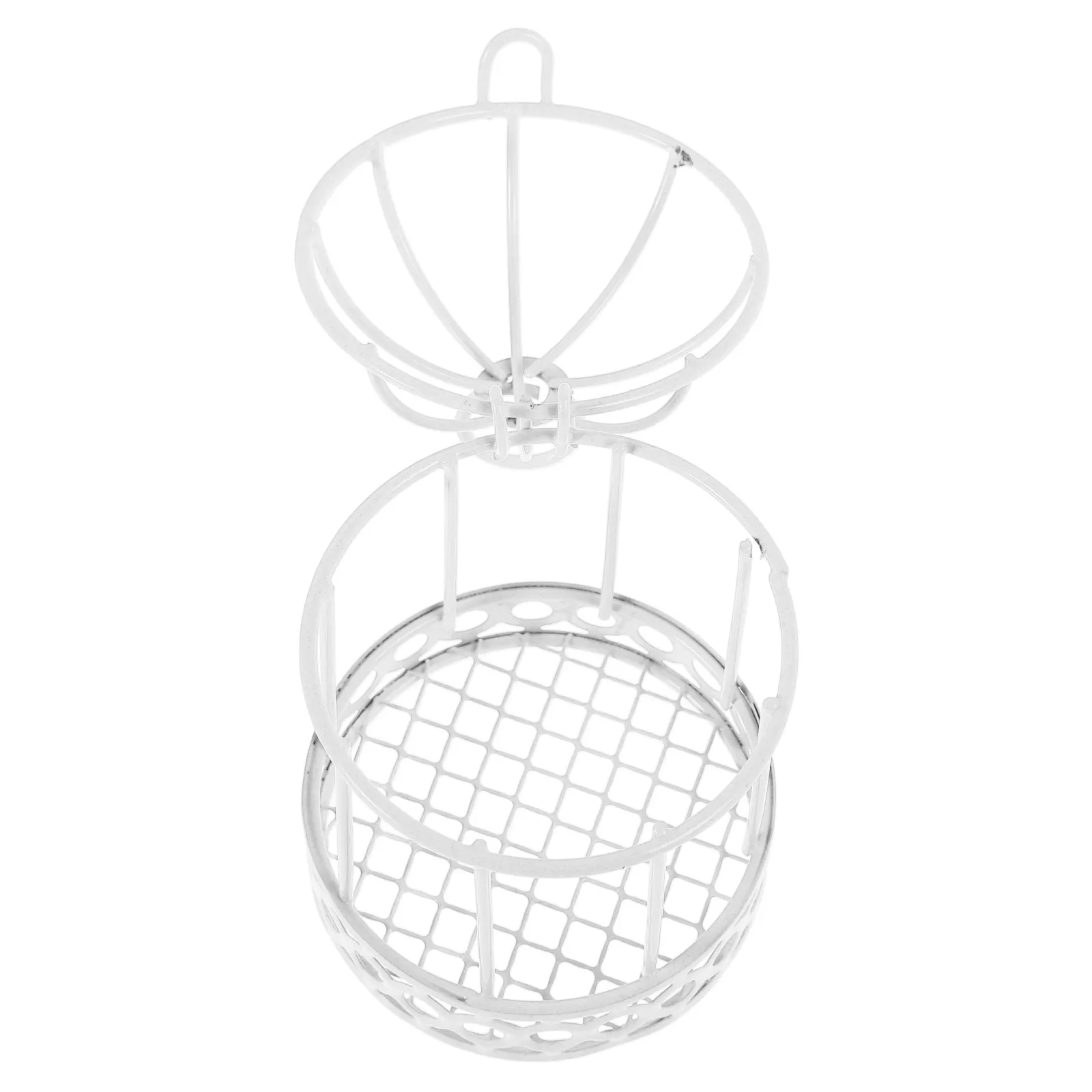 Mini Birdcage Candy Box Multifunctional Desktop Organizer For Jewelry Earrings Trinkets Storage Room Home Decor Table