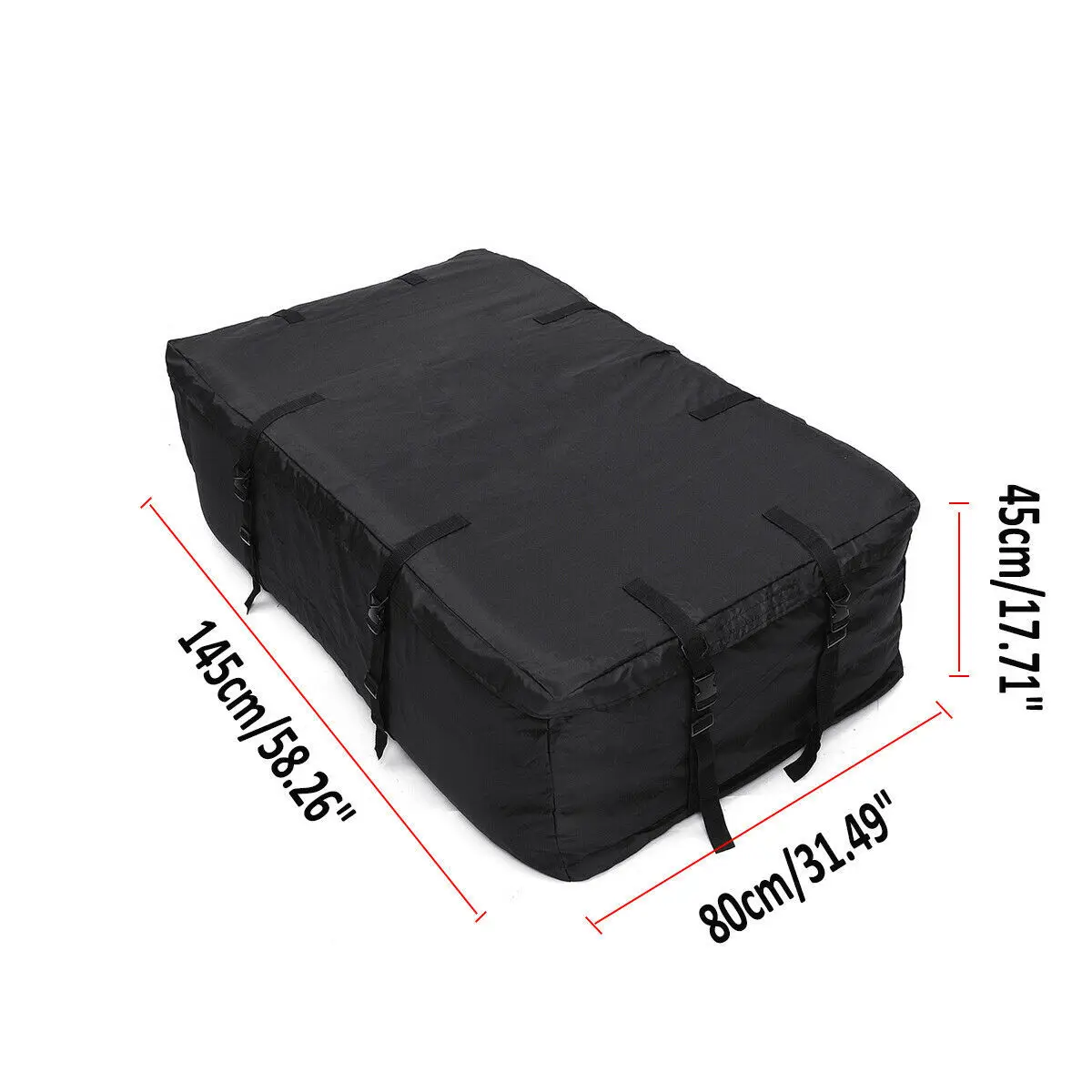 420D Oxford cloth Waterproof Car Roof Luggage Soft Box | Rooftop Cargo Carrier Bag With High Stability For All Vehicles  Rack