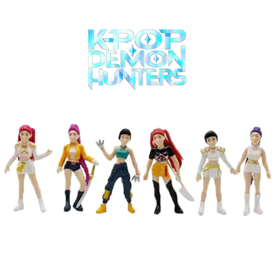 Anime Kpop Demon Hunt caja ciega serie figura tigre estatuilla juguete decoración de escritorio estatuas ornamento Halloween Navidad regalo para niños