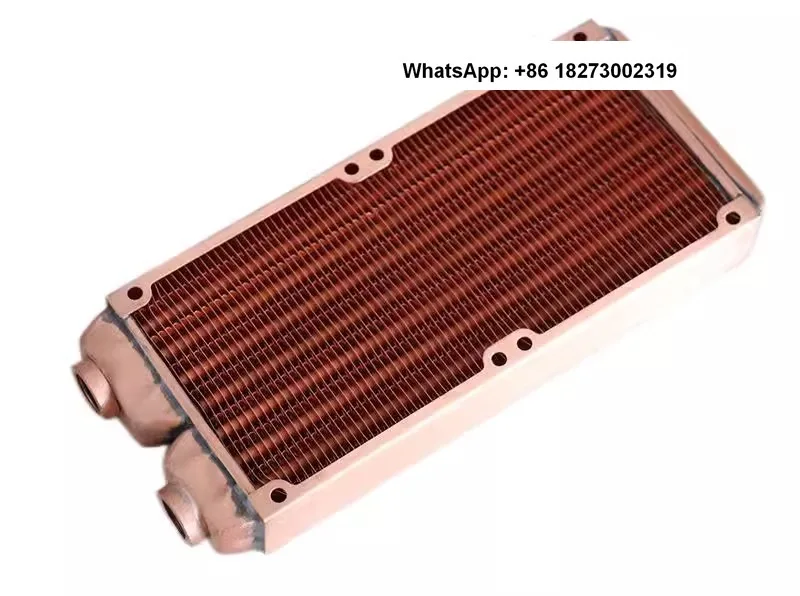 Koreiwo 80 160 3X80 all cop-per 2-point thread water-cooled heat exchanger radiator