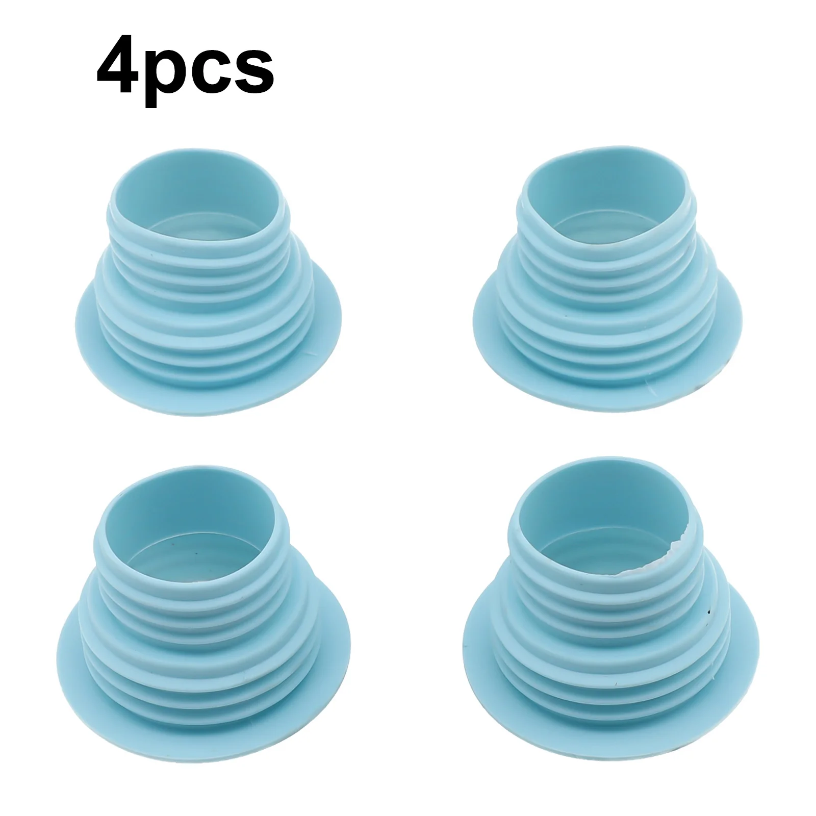 Silicone Plug Seal Seal Ring Aplicação para Máquina de Lavar, Melhor Drenagem com 4Pcs Aplicação, Tanque de Água e Piso Vazamento