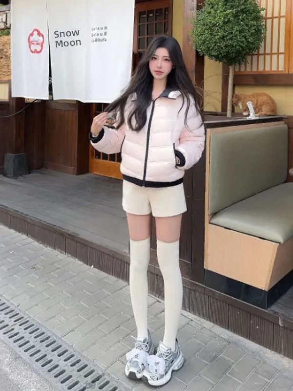 

Уникальное свободное хлопковое пальто Jaet Sli, корейская версия, зимнее пальто для молодых женщин, модный, теплый, с хлопковой подкладкой