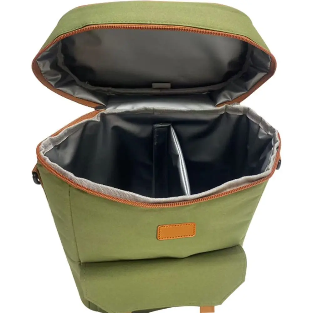 Bolsa de transporte para dos botellas de vino, bolsa de almacenamiento de botellas de vino de tela Oxford resistente al desgaste, organizador portátil impermeable para acampar