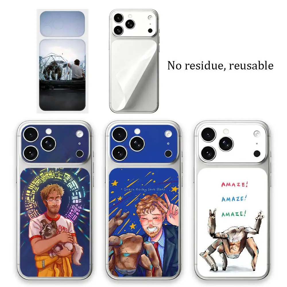 

Grace Rocky Back Skin Sticker For iPhone 17 Pro Max Anti-Scratch Rear Protective Film