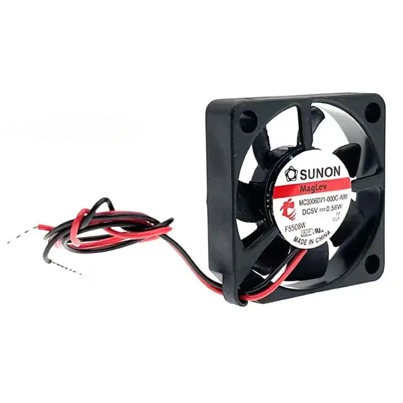 New DC 5V Cooling Fan 30mm 3cm,MC30060V1-000C-A99 Slim 6mm 30X30X6mm 0.56W 9500RPM 4.9CFM 3006 VAPO Bearing Mini Micro Fans