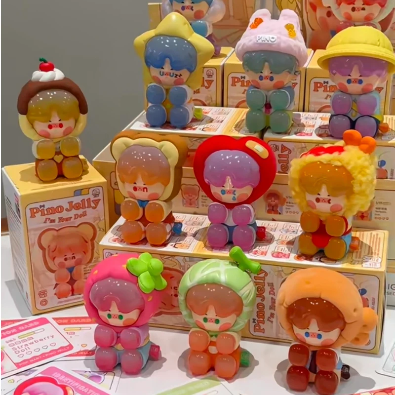 

Popmart Pino Jelly I Am Your Doll Series Blind Box Cute Doll Collectible Toy Surprise Box Desktop Ornament Birthday Gift