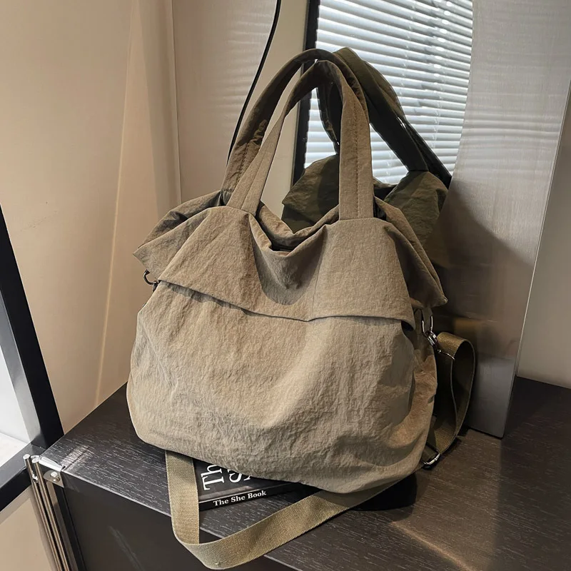 

Tote Handbag Crossbody Shoulder Bag,Large Nylon Waterproof Hobo Bag with Adjustable Shoulder Strap for Women Work Gym Hand Trave