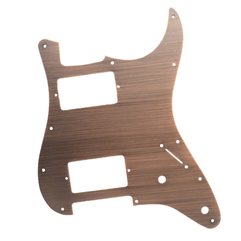 1Pcs Guitar Pickguard 11 Holes HH Metal Guitar Pickguard Scratch Plate For LP Style Guitar