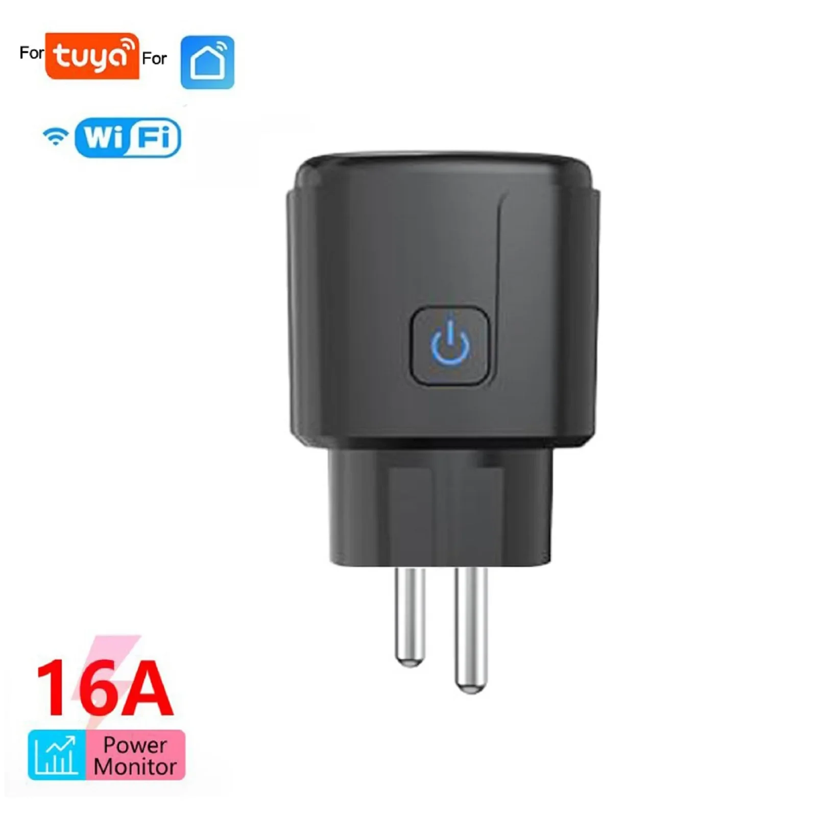 1 Set 16A/20A Smart Socket For WIFI Smart Socket With Power Monitor Timing Function Voice Control Home Smarts Appliance Parts