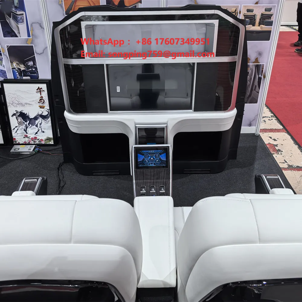 Full Interior Conversion Kit for Toyota Alphard Vellfire AH30 Upgrade to LM300 Partition Wall Rear Seat Luxury Modification Set