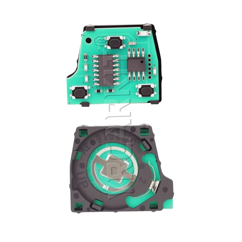 Para Toyota Yaris Avensis Corolla Carina llave de coche de Control remoto 433MHZ 4C Chip P/N: 89071-05010 Fob TOY47 batería de hoja