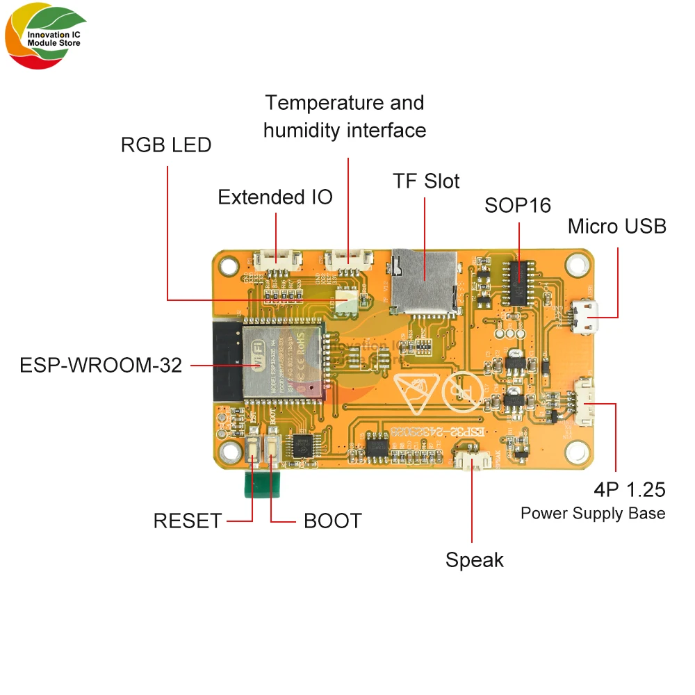ESP32 2.8 بوصة OLED عرض مجلس التنمية Esp32-2432S028 مجلس التنمية مناسبة لمعدل التجزئة 355Kh/s عملية المصغّر USB #2