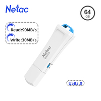 Netac Pendrive 64GB USB Flash Drive USB 3.0 Disk Key USB Stick Memory Disk Cheap Things for PC Laptop Car TV