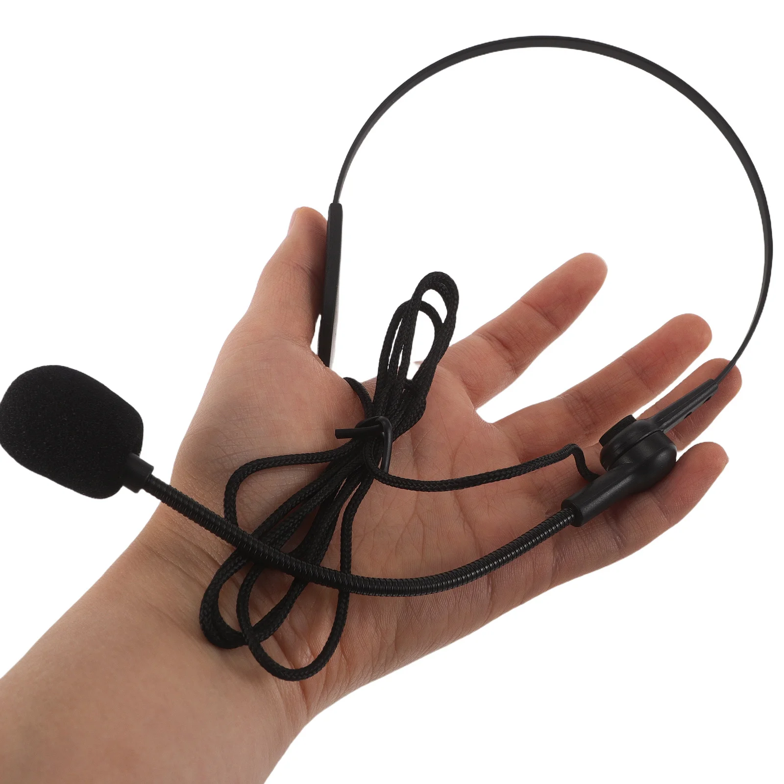 

Necklace Microphone 3.5Mm Lightweight Handsfree Lavalier Mic For Teachers Fitness Trainer Portable Condenser Microphone For