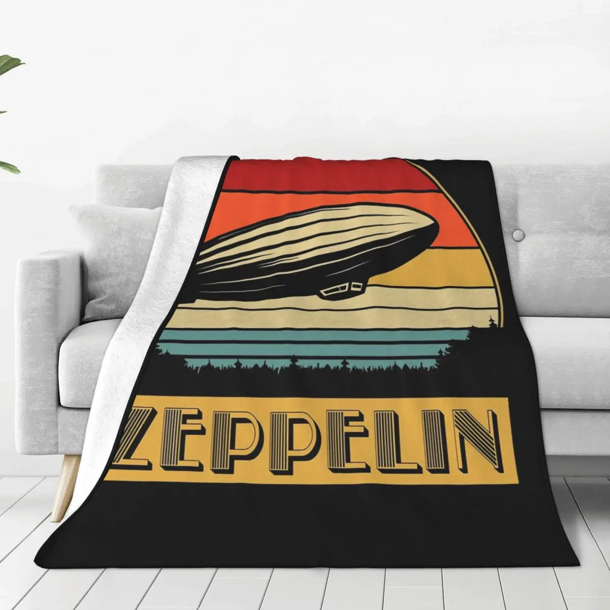 Led Zepelin Blankets Soft Warm Flannel Throw Blanket Cover for Bed Living room Picnic Travel Home Sofa