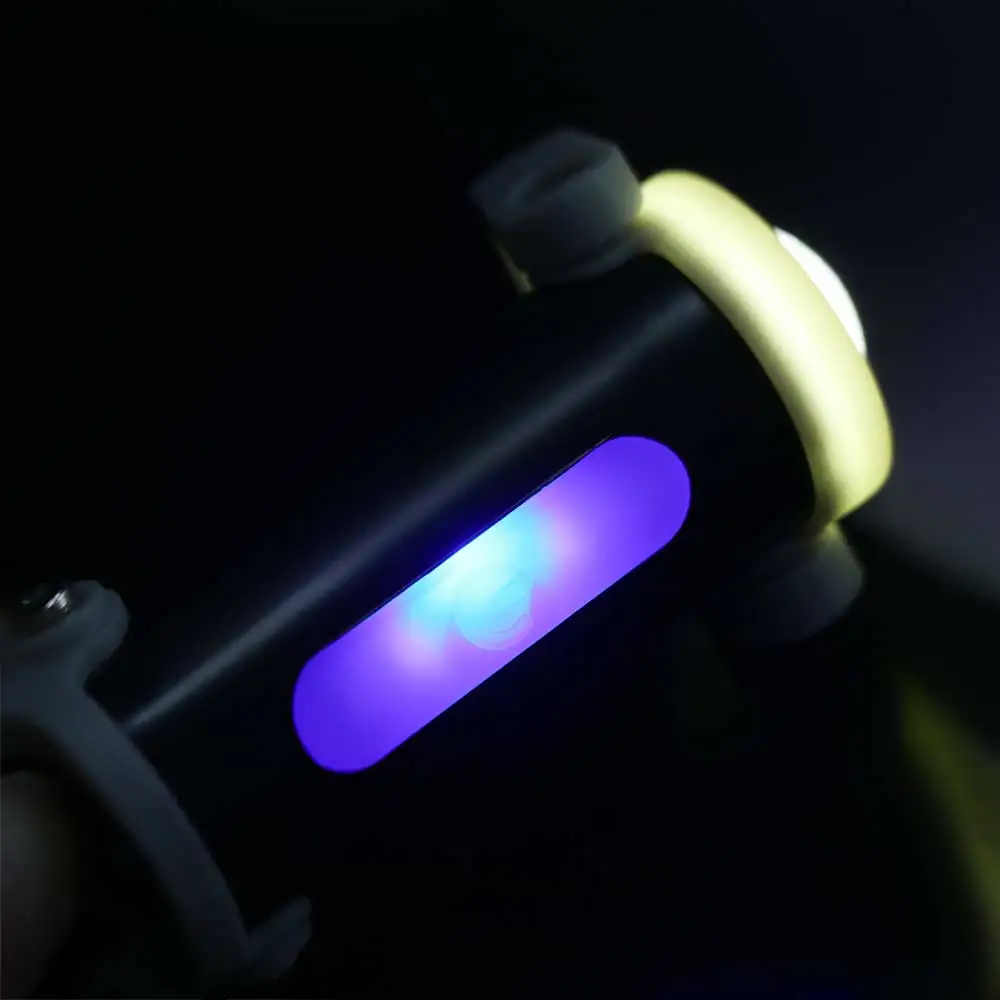 

Waterproof Mini Keychain Flashlight High Bright Dual Light Source LED Torch Lamp with Hook Lightweight Emergency Work Lights