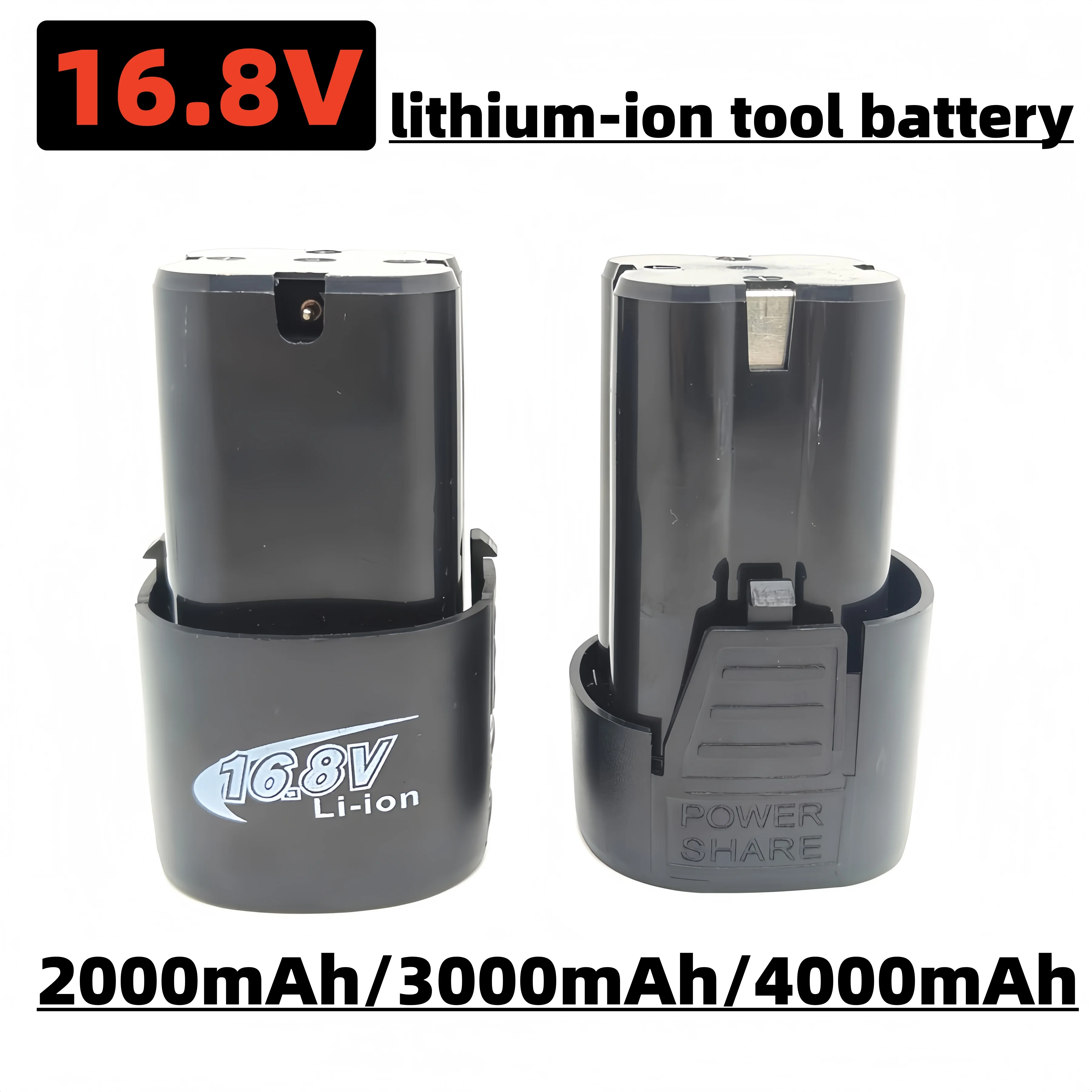 The Very Best 16.8V / 4Ah Lithium-Ion Rechargeable Battery, Suitable for Electric Screwdrivers and Multi-Purpose Drill Batteries